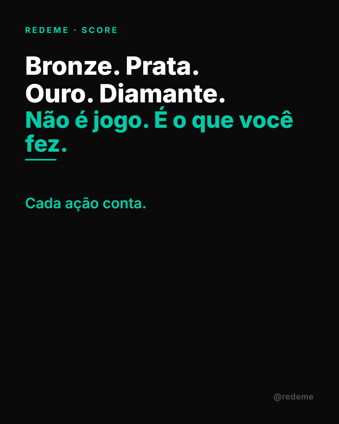 Score de Autoridade Digital Redeme: a métrica que mede o que você faz, não o que você diz
